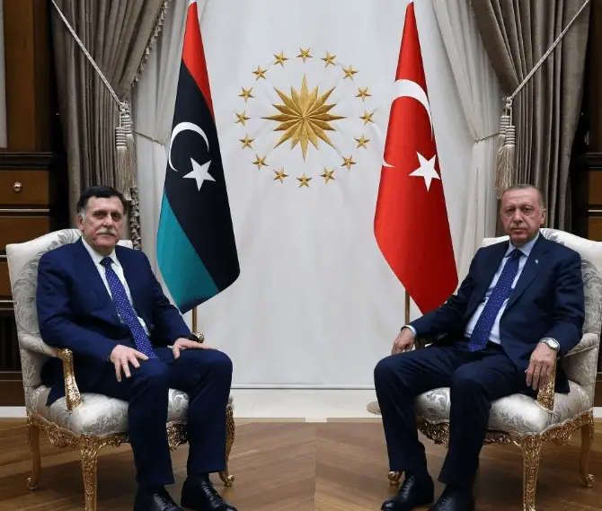 أتفاقية تركيا مع حكومة الوفاق الليبية