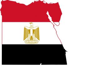 خريطة مصر مكتوبة