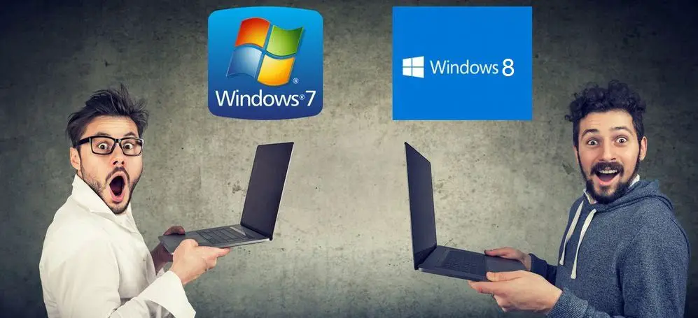 الفرق بين Windows 7 وWindows 8 