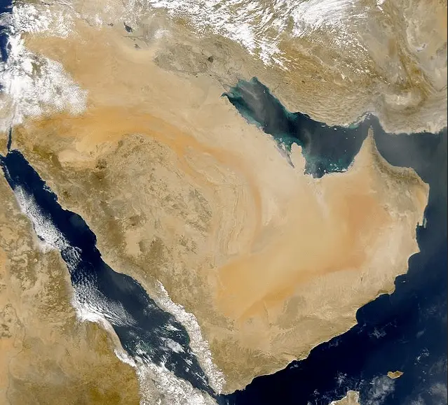 جغرافية المملكة العربية السعودية،حدودها واهم المدن